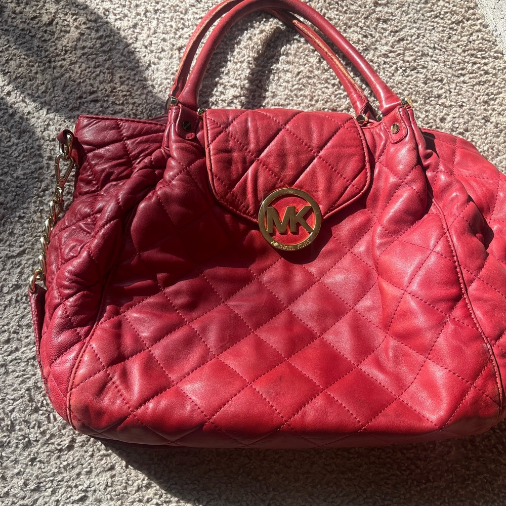 Michael Kors Fulton Quilted Leather Satchel